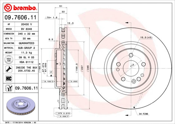 Brake Disc (20430 V)