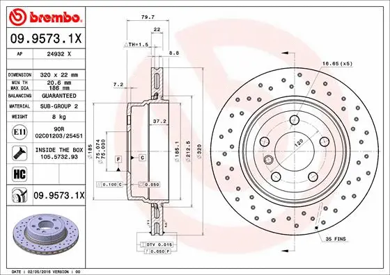 Brake Disc (24932 X)