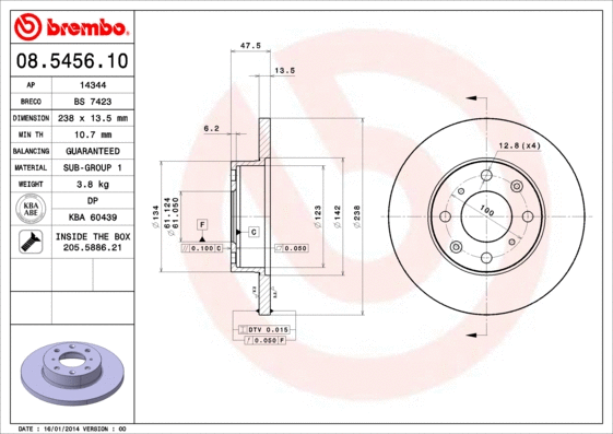 Brake Disc (14344)