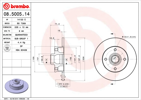 Brake Disc (14133 E)
