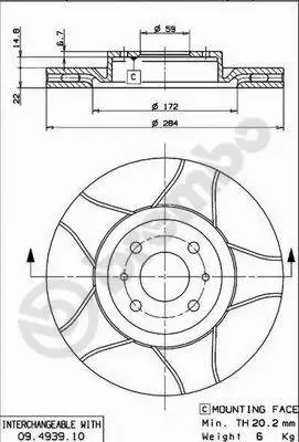 Brake Disc (X 24242)