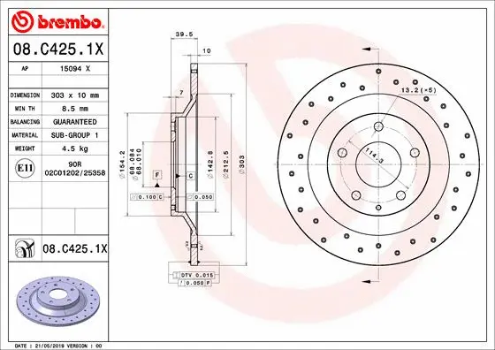 Brake Disc (15094 X)