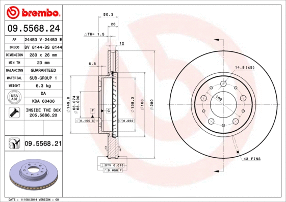 Brake Disc (24453 E)
