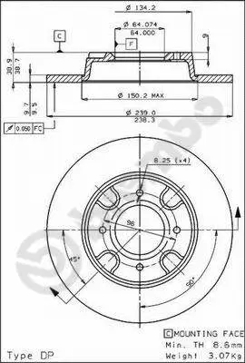 Brake Disc (10222)