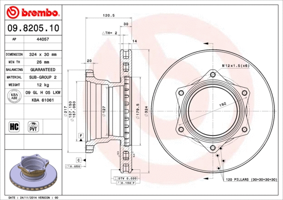 Brake Disc (44057)