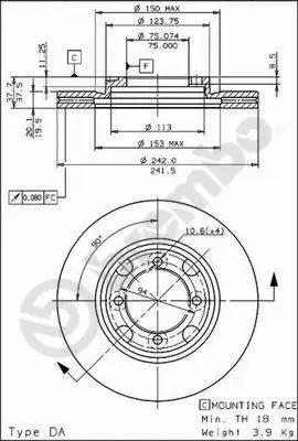 Brake Disc (24405)