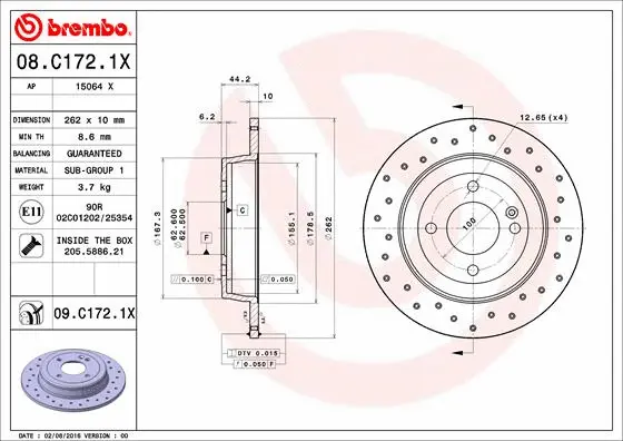 Brake Disc (15064 X)