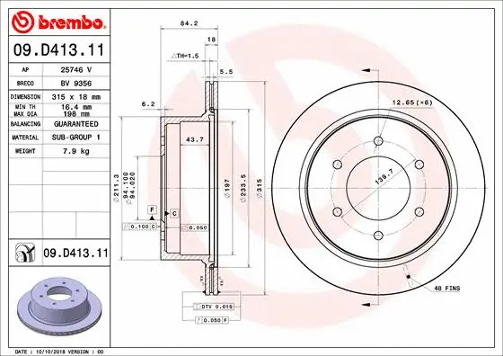 Brake Disc (25746 V)