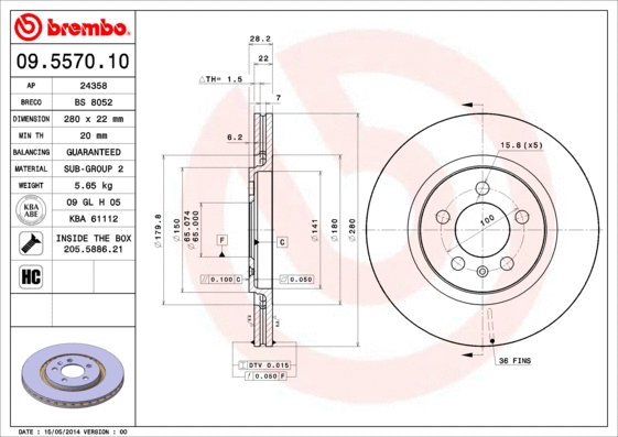 Brake Disc (24358)