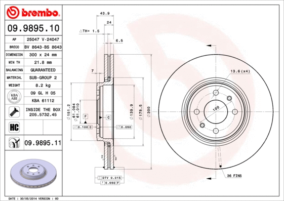 Brake Disc (25047)