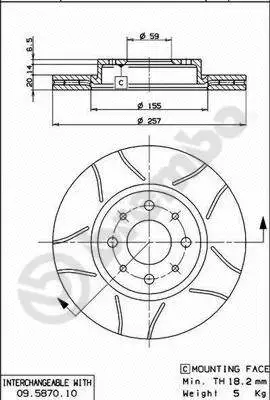 Brake Disc (X 24499)
