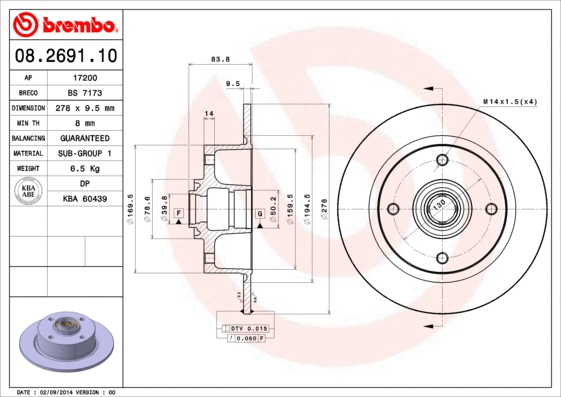 Brake Disc (17200)