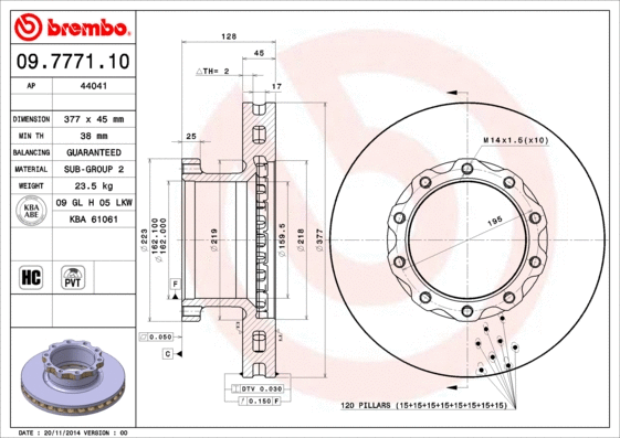 Brake Disc (44041)