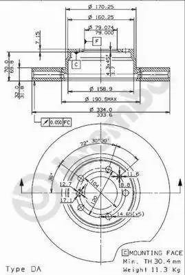 Brake Disc (24597 V)
