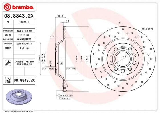 Brake Disc (14850 X)
