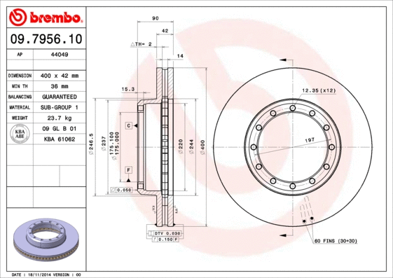 Brake Disc (44049)