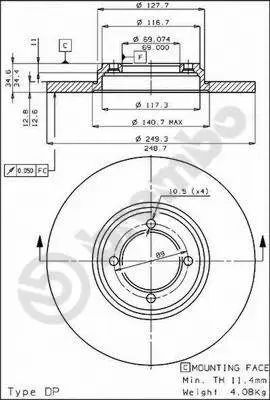 Brake Disc (14052)