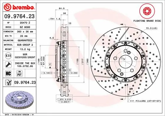 Brake Disc (25470 Z)