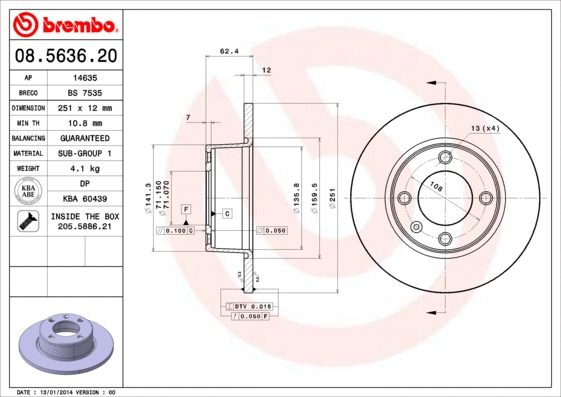Brake Disc (14635)