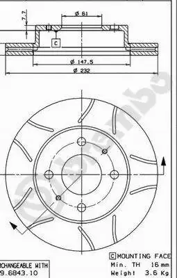 Brake Disc (X 24630)