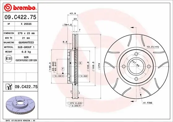 Brake Disc (X 25535)