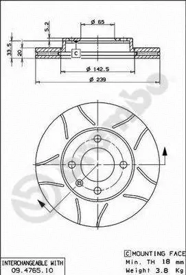 Brake Disc (X 20024)