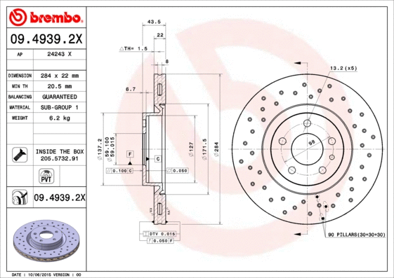 Brake Disc (24243 X)