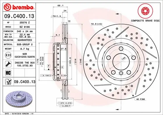 Brake Disc (25576 Z)
