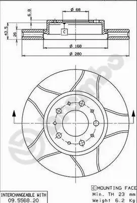Brake Disc (X 24453)