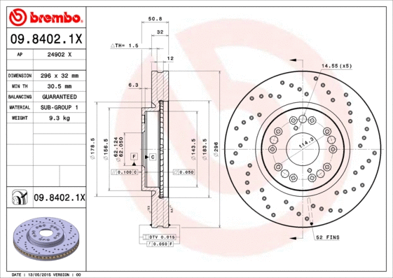 Brake Disc (24902 X)