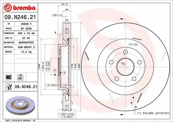 Brake Disc (25629 V)