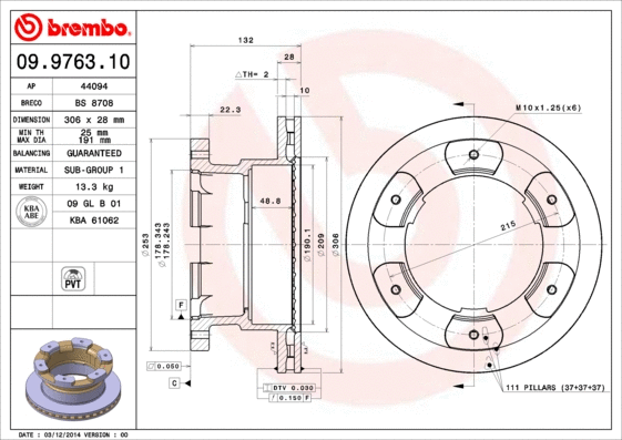 Brake Disc (44094)
