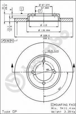 Brake Disc (14090)