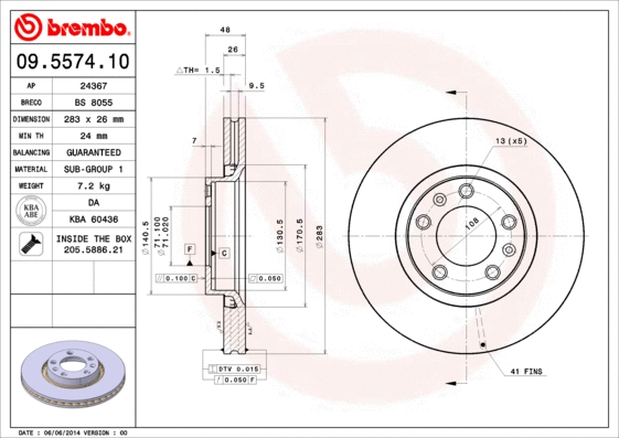 Brake Disc (24367)