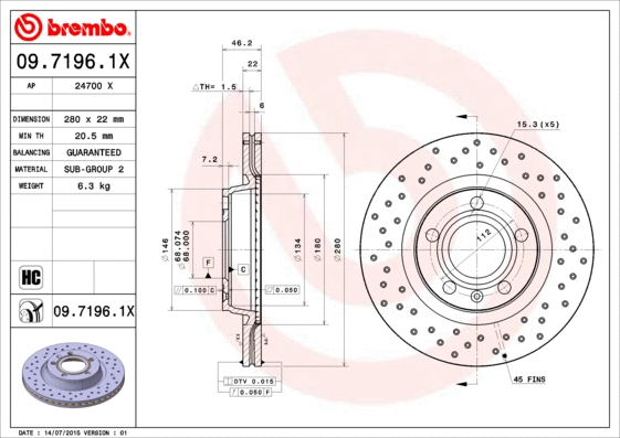 Brake Disc (24700 X)