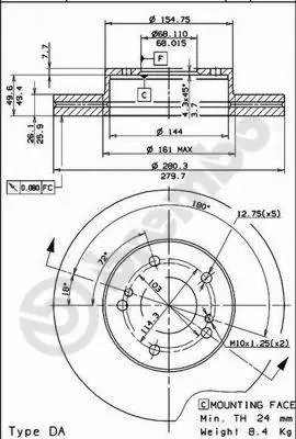 Brake Disc (24408)