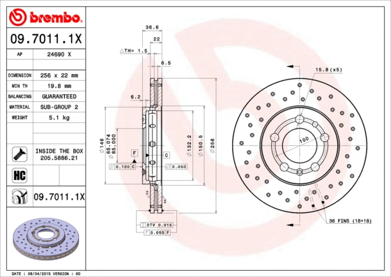 Brake Disc (24690 X)