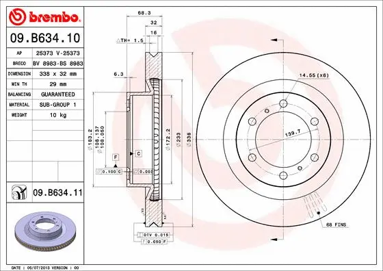 Brake Disc (25373)