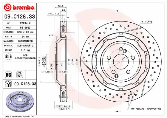 Brake Disc (20294 Z)