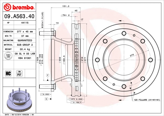 Brake Disc (44115)