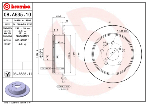 Brake Disc (14996)