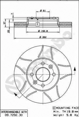 Brake Disc (X 24721)