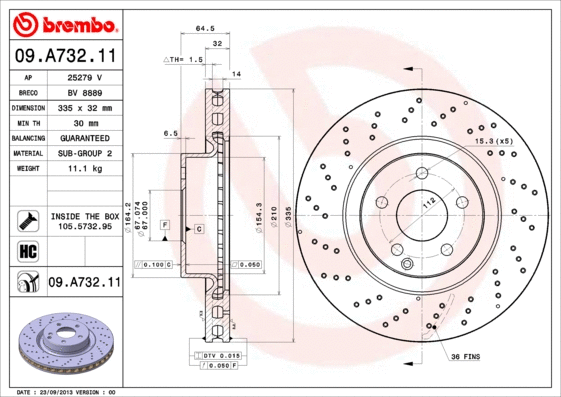 Brake Disc (25279 V)
