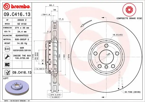 Brake Disc (25522 Z)