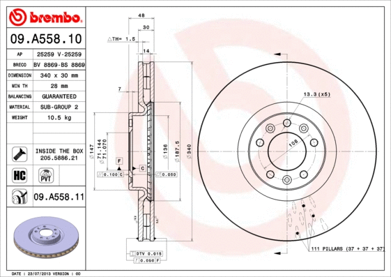Brake Disc (25259)