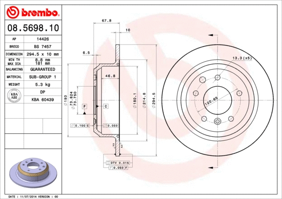 Brake Disc (14426)