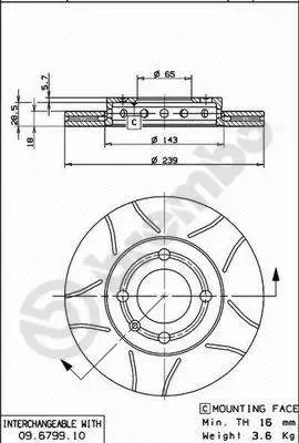Brake Disc (X 24617)