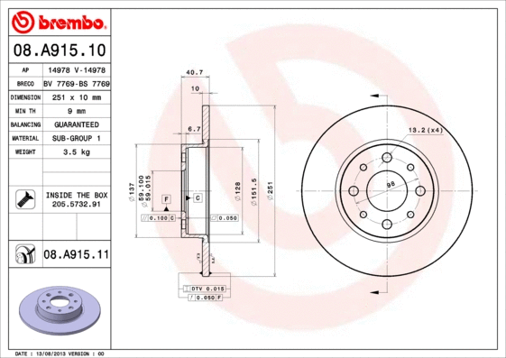 Brake Disc (14978)