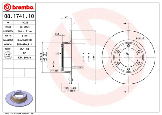Brake Disc (14026)