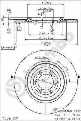 Brake Disc (14084)